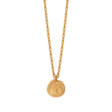 A Weathered Penny Priya Necklace | Gold