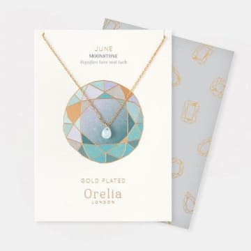 Mint Tea Boutique Orelia Birthstone Necklace In Green