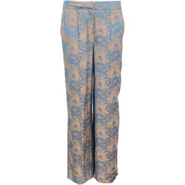 Costa Mani Pretty Trousers With Golden Flower
