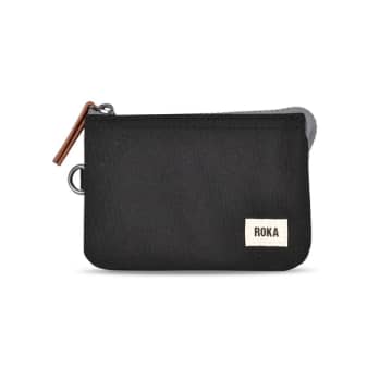Roka Carnaby Small Sustainable Wallet In Black