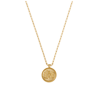 Talis Chains Love Pendant Necklace In Gold