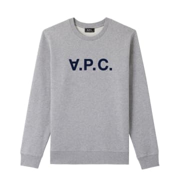 Shop Apc Heather Grey Vpc Sweatshirt