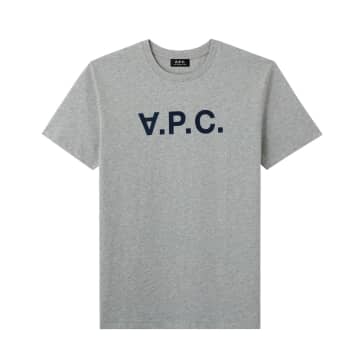Shop Apc Heather Grey Vpc T Shirt
