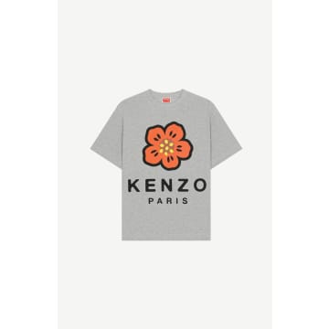 Shop Kenzo Grey Boke Flower T Shirt