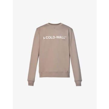 A-cold-wall* Mid Grey Essential Logo Crew Neck Sweatshirt