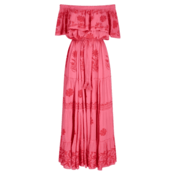Pranella Coral Mia Maxi Dress In Pink