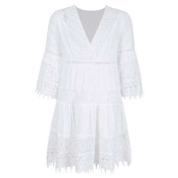 Pranella Mini White Rebel Dress