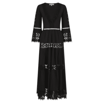 Pranella Black Rebel Maxi Dress