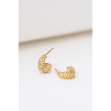 Zoe And Morgan Gold Lily Earrings