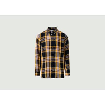 Knowledge Cotton Apparel Check Overshirt