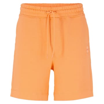 Hugo Boss Sewalk Jog Short In Orange