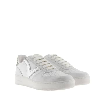 Victoria Plata Madrid Leather Effect Trainers