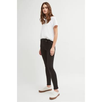FRENCH CONNECTION 30INCH BLACK REBOUND SKINNY JEANS