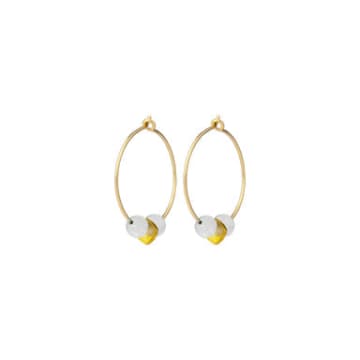 One & Eight Moonstone Earrings