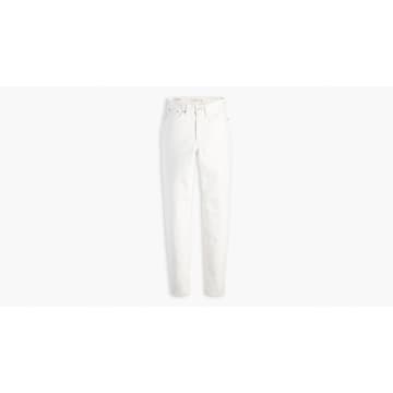 Levi's White 80s Womens Mom Jeans
