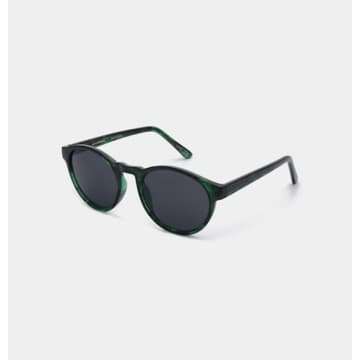 A.kjaerbede Marvin Sunglasses Green Marble Transparent