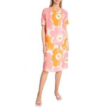 Marimekko Peach And Pink Unikko Dress