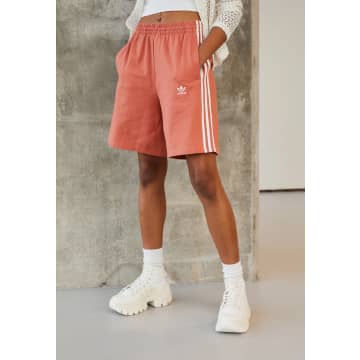 Adidas Originals Coral Adicolor Classics Bermuda Shorts In Pink