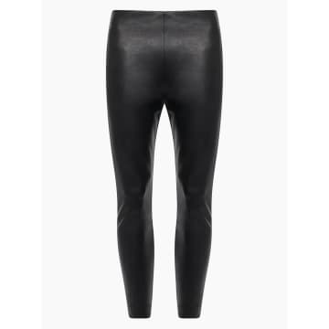 Shop French Connection Black Etta Recycled Vegan Leather Skinny Trousers
