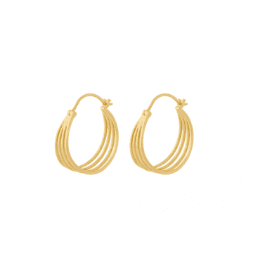Pernille Corydon Midnight Sun Earrings In Metallic