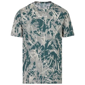 Armani Exchange 3rzthu Aop T-shirt In Green