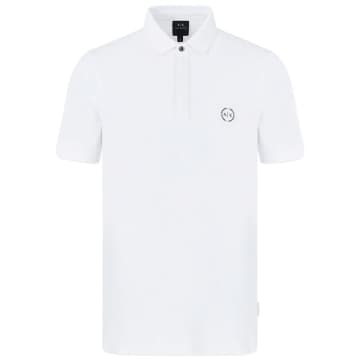 Armani Exchange Polo Shirt In White