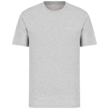 Armani Exchange 8nzt91 Logo T-shirt In Grey