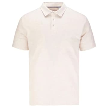 Guide London Textured Polo In Pink
