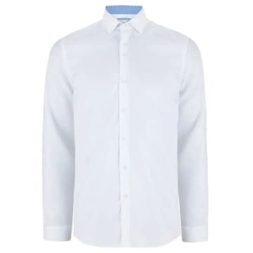 Marnelli Sartoria Cotton Twill Shirt In White