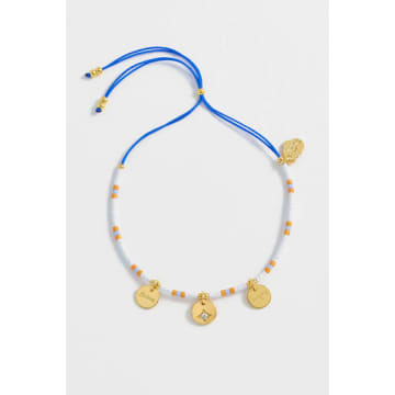 Estella Bartlett Gold Plated & Blue Shine Bracelet
