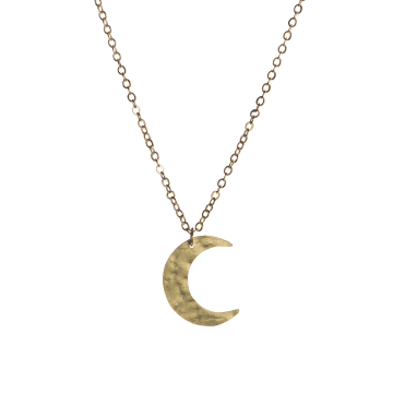 Just Trade Luna Small Moon Pendant