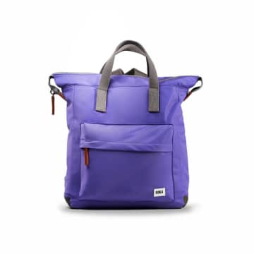 Roka London Ltd Medium Peri Purple Sustainable Nylon Bantry Bag