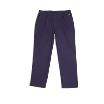 Armor-lux Navy Gabare Trousers In Blue