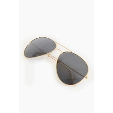 Tutti & Co Sg09 Organic Sunglasses In Gold