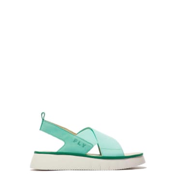 Fly London Cand362 Cupido Sandal In Mynt In Green