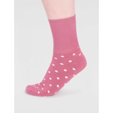 Thought Dusty Rose Pink Spw780 Amara Organic Cotton Spot Walker Socks