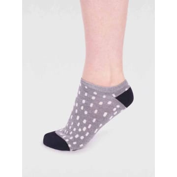 Thought Grey Marle Spw803 Serena Bamboo Spot Trainer Socks