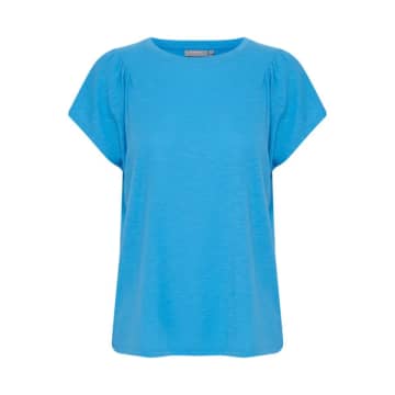 Fransa Sansa T-shirt In Malibu Blue