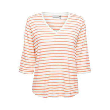Fransa Firecracker Mix Feporsi T Shirt In Orange
