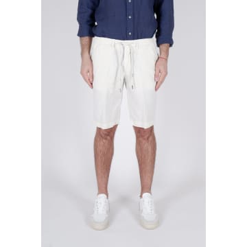 Briglia 1949 White Striped Chino Shorts