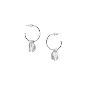 Tutti & Co Ea480s Coin Earrings In Metallic