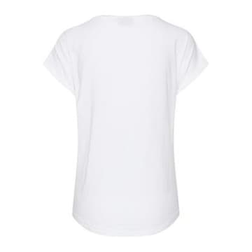 B.young Pamila T- Shirt Jersey In Optical White