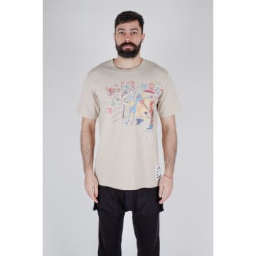 Abe Beige Basquiat Uppercut T Shirt In Neturals