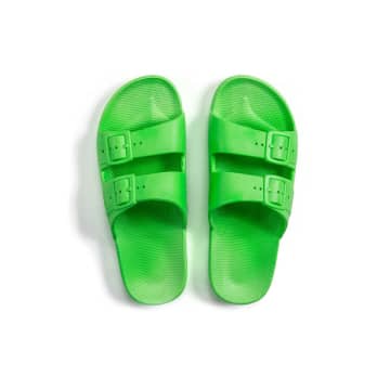 Freedom Moses Molly Sandal In Green Neon