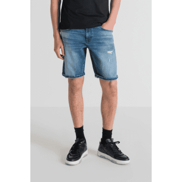 Antony Morato Denim Shorts In Blue