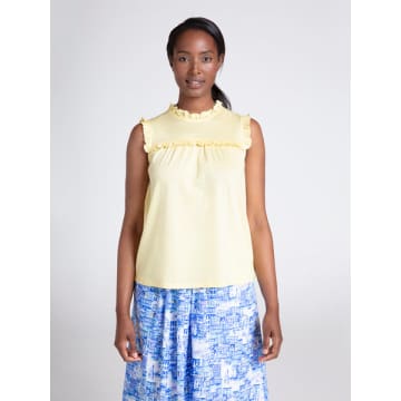 Thought Light Chartreuse Yellow Wst7067 Noemi Tencel? And Organic Cotton Top