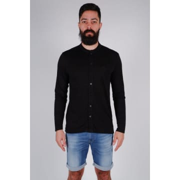 Daniele Fiesoli Black Button Closure Long Sleeve Shirt