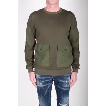 Antony Morato Khaki Multi Pocket Sweatshirt In Neutrals