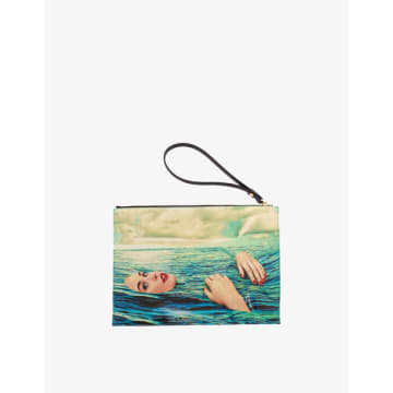Seletti Toiletpaper Handbag Cm 28x20x3 Sea Girl Art. 02588