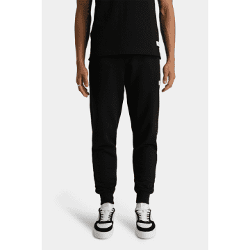 Android Homme Black Toggle Detail Jogger
